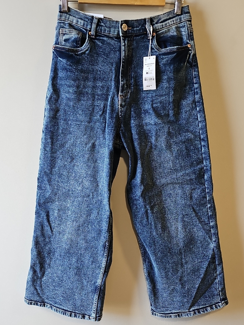 Ardene NWT 30x26 Dark Blue Wide Leg Jeans